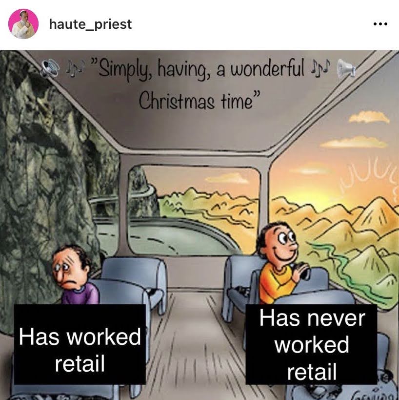 has worked retail
has never worked retail