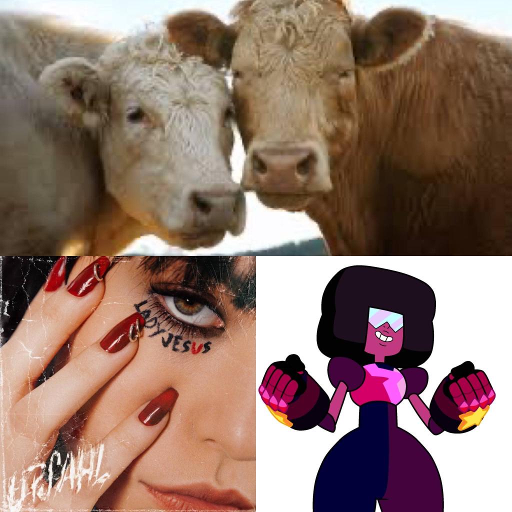 cows cow best friends, lady jesus by upsahl, garnet from steven universe