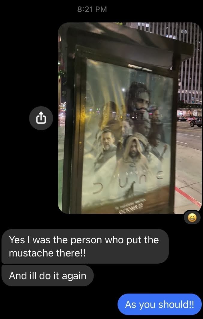 mustache on dune poster sick victorian child