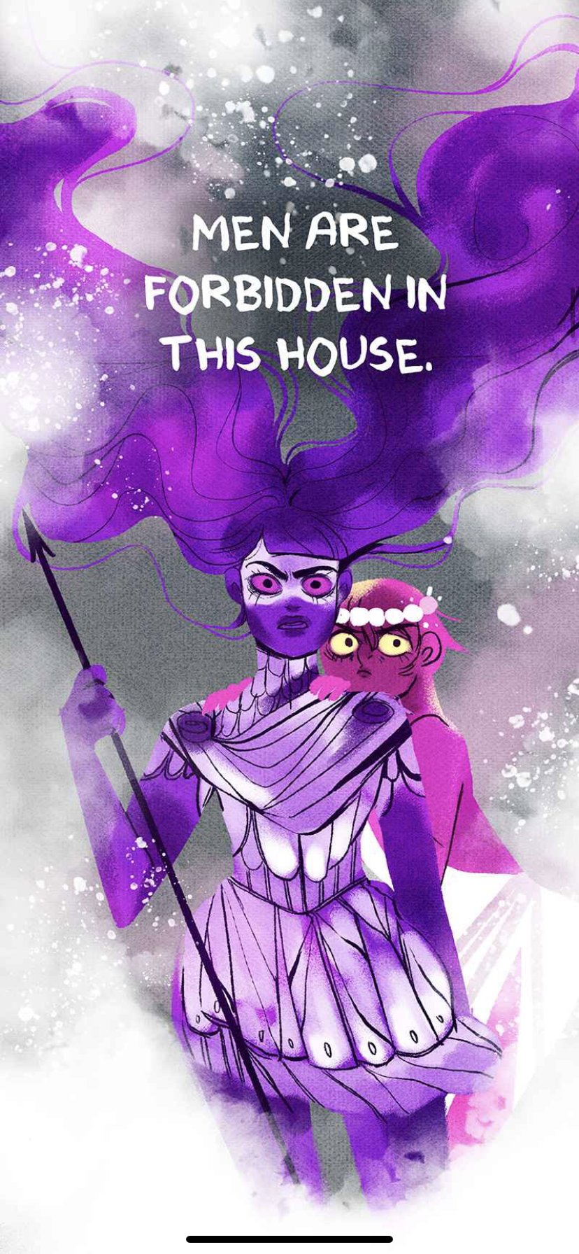 men are forbidden in this house