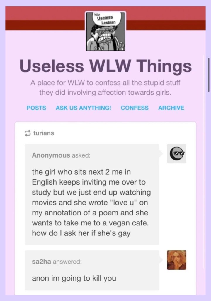 useless WLW things, anon I'm going to kill you