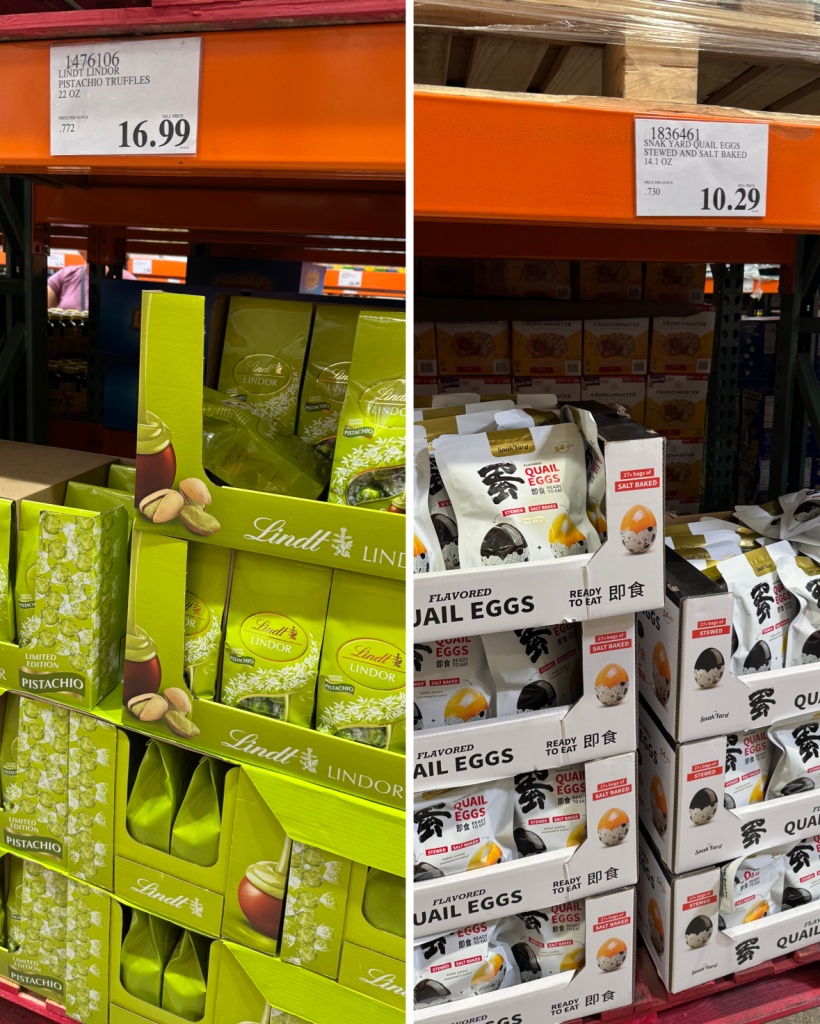 pistachio chocolate, quail eggs