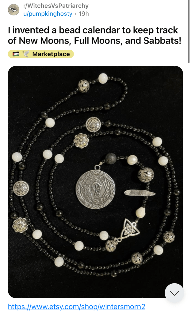 moon rosary bracelet reddit