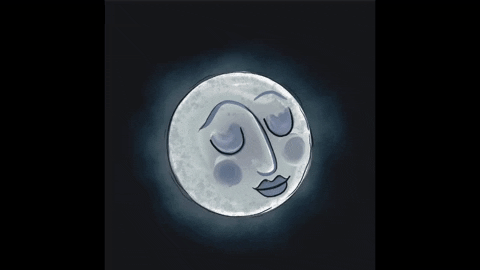 la luna moon gif